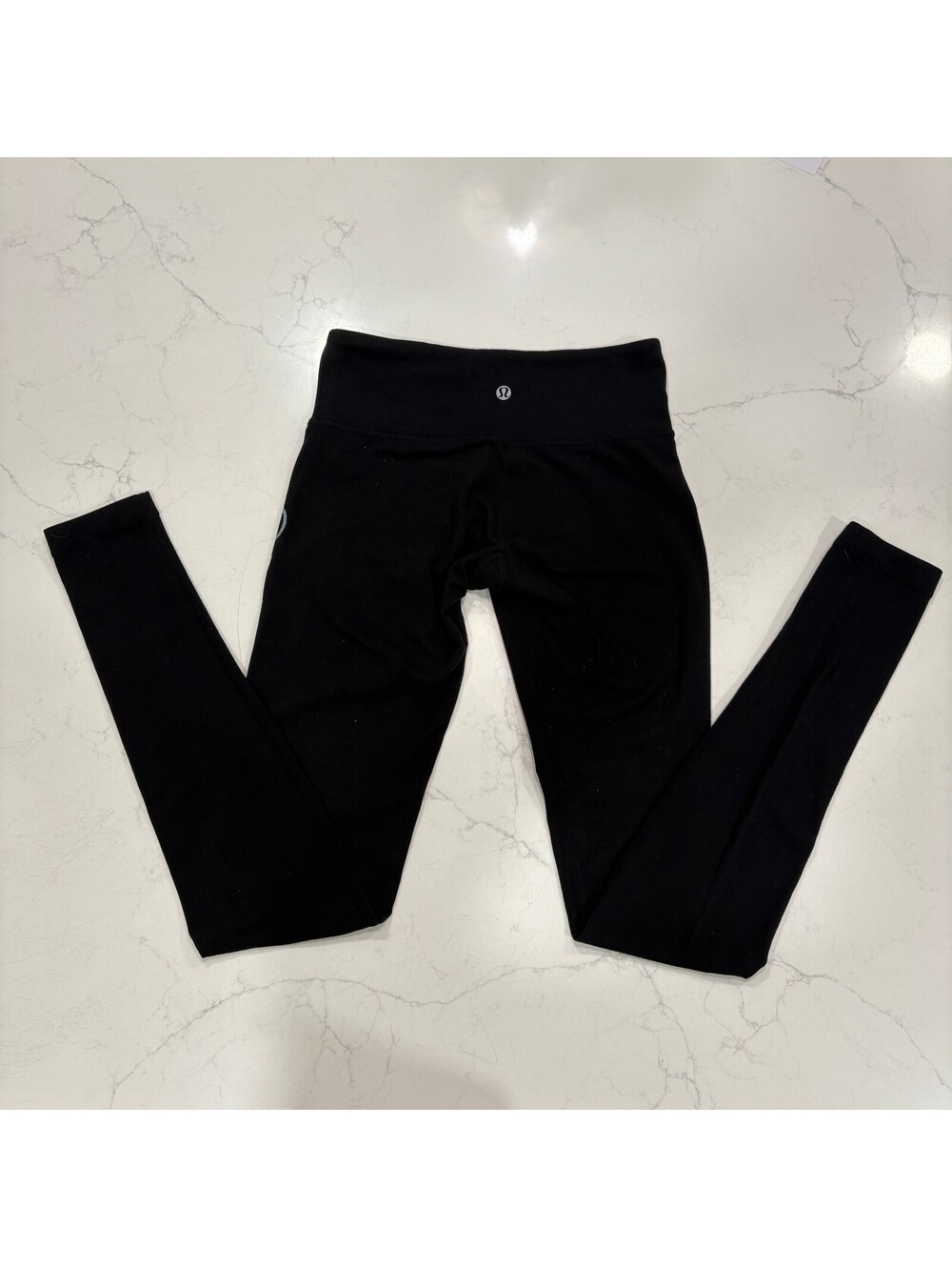 Lululemon Wunder Under High Rise Black Leggings Size 4 Baptiste Power Yoga